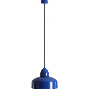 Lampa wisząca metalowa Como Colours 30cm kobalt Aldex