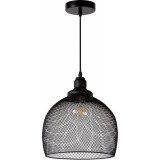 Lampa wisząca ażurowa Mesh 28cm czarna Lucide