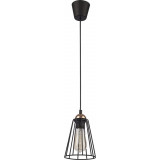 Lampa wisząca druciana Galaxy 14cm czarna TK Lighting