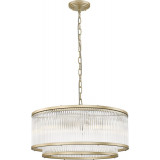 Lampa wisząca szklana hampton Sergio 50,5cm złota ZumaLine