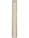 Kinkiet kryształowy glamour Queen LED II 60cm przeźroczysty / złoty