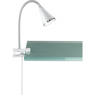 Arras white clip-on lamp Reality