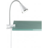 Arras white clip-on lamp Reality