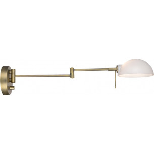 Kjbenhavn antique brass retro cantilever wall lamp  HaloDesign