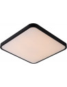 Plafon sufitowy kwadratowy Polaris LED 43,5cm czarny Lucide