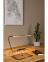 Madison LED chrome modern desk lamp with dimmer Lucide