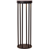 Jackson LED black solar garden post with dusk sensor Lucide
