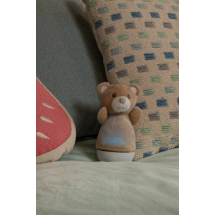 Dolly Bear LED brown children's bedside lamp with music Lucide