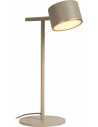 Gian LED taupe dimmable desk lamp Lucide