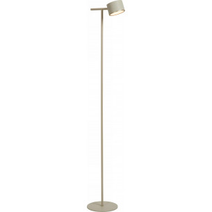 Gian LED taupe dimmable floor lamp Lucide