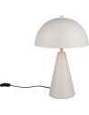 Alfie 30cm H43cm grey table lamp on conical base Trio