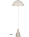 Alfie 130cm grey floor lamp on conical base Trio