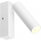 Ambala LED matte white wall lamp spotlight with color temperature adjustment Trio