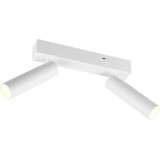 Ambala II LED white matt colour-controlled ceiling spotlight Trio