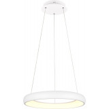 Cardona LED 62cm white matt round pendant lamp with light colour control Trio