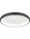 Cardona LED 75cm matte black modern plafond with light colour control Trio