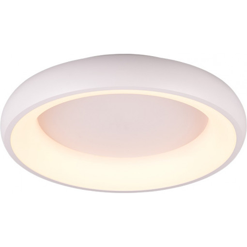 Cardona LED 46cm white matt modern plafond with light colour control Trio