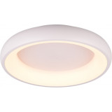 Cardona LED 46cm white matt modern plafond with light colour control Trio