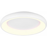 Cardona LED 62cm white matt modern plafond with light colour control Trio