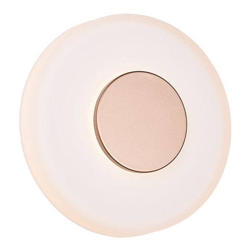 Celeste LED 22cm white round glass wall lamp Trio