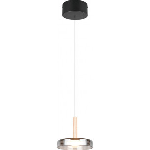 Celeste LED 22cm chrome&amp;black modern pendant lamp Trio