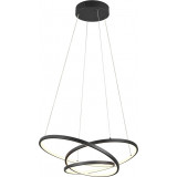 Lampa wisząca nowoczesna z regulacją barwy światła Darvin LED 64cm czarna Trio