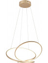 Darvin LED 84cm gold modern pendant lamp with light colour control Trio