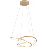 Lampa wisząca nowoczesna z regulacją barwy światła Darvin LED 64cm złota Trio