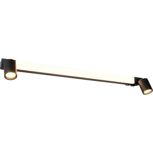 Enrico LED 90cm black bathroom spotlight wall lamp Trio