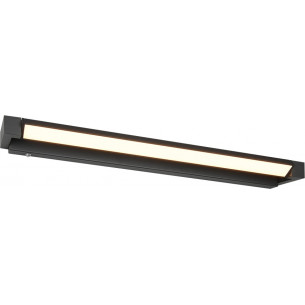 Fabrizio LED 80cm black bathroom wall lamp with dimmer Trio