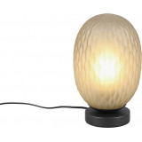 Lampa stołowa z dekoracyjnego szkła Facette 17cm zielona Trio