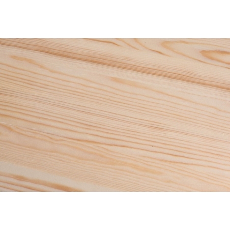Stylowy Stół drewniany industrialny Paris Wood Naturalny 76x76 Metalowy D2.Design do kuchni, jadalni i salonu.