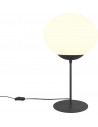 Fomento 30cm white&amp;black glass sphere table lamp Trio