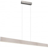 Lampa podłużna z dotykowym włącznikiem i regulacją barwy światła Galway LED 150cm nikiel Trio