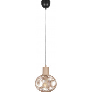 Lampa wisząca druciana Gila 23cm piaskowa Trio