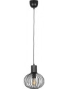 Gila 23cm black matt wire pendant lamp Trio