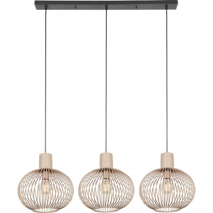 Gila III 120cm sandy wire strip pendant lamp Trio