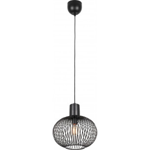 Gila 33cm matte black wire pendant lamp Trio