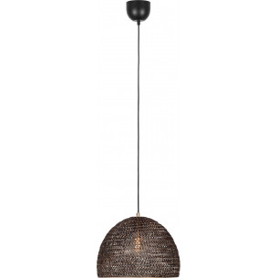 Lampa wisząca orientalna Kamara 35cm patyna Trio