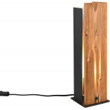 Lampa stołowa drewniana loft Karuni 40cm Trio Lampa stołowa drewniana loft Karuni 40cm Trio