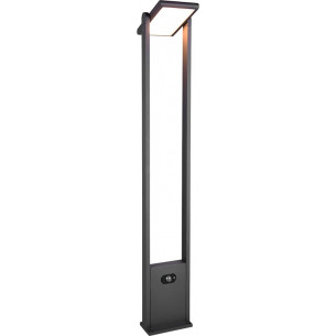 Malawi LED 101cm anthracite solar garden post with motion and dusk sensor Trio