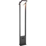 Malawi LED 101cm anthracite solar garden post with motion and dusk sensor Trio