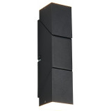 Raglan LED matte black modern adjustable wall lamp Trio