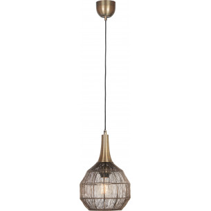 Soraya 26cm patina oriental pendant lamp Trio