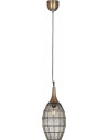 Soraya Slim 26cm patina oriental pendant lamp Trio