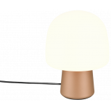Steen 20cm white&amp;brown glass bedside table lamp Trio