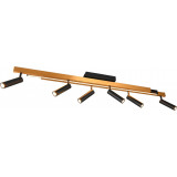  Zeno LED VI 180cm gold&amp;black modern ceiling spotlight with remote controlTrio