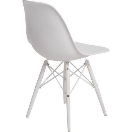 Designerskie Krzesło skandynawskie DSW White Białe D2.Design do kuchni i salonu.