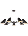 Aida 73 cm black 7-light ceiling lamp Maytoni