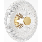 Kinkiet okrągły glamour Amulet LED 35cm przezroczysto-złoty Maytoni Kinkiet okrągły glamour Amulet LED 35cm przezroczysto-złoty Maytoni